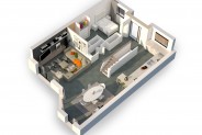 Modele MY11 maison 4 chambres plan RDC