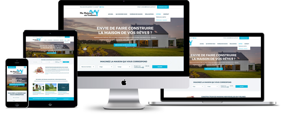 Lancement du nouveau site internet ma maison en yvel