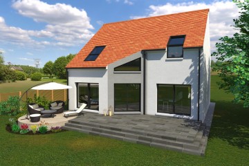 Modele MY5 maison 7 pieces vue arriere
